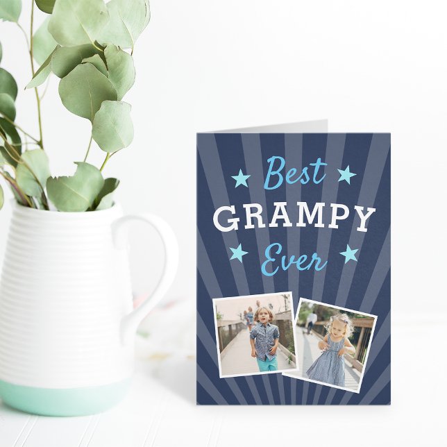 Best Grampy Ever | Father's Day Photo Card (Creator Uploaded)