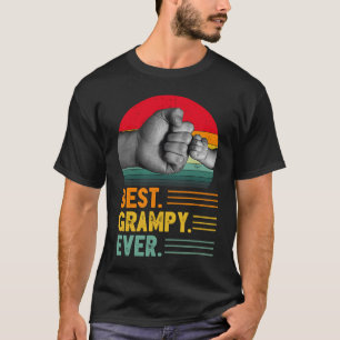 Best Grampy Ever Men Vintage Retro Decor Grandpa T-Shirt