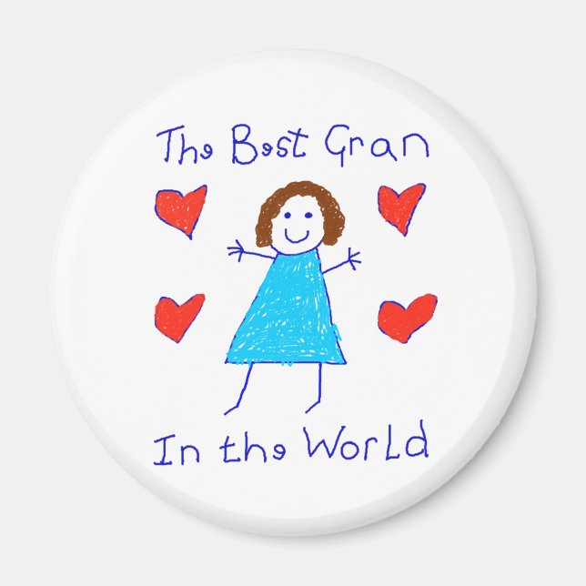 Best Gran In The World Magnet (Front)
