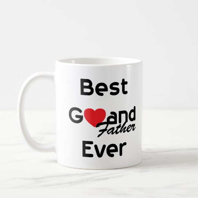Best Grand Father Ever Coffee Mug (Left)