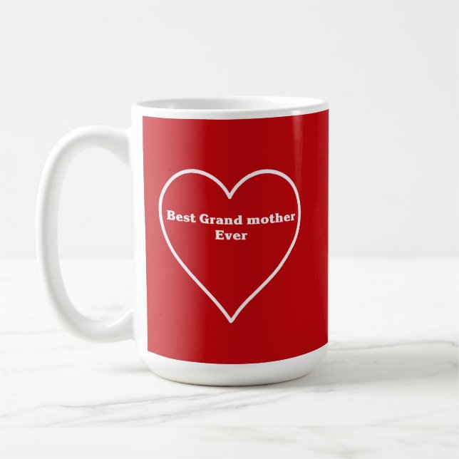 Best grand mother ever  coffee mug (Left)