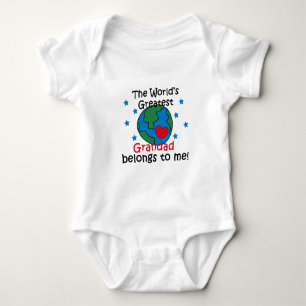 Best Grandad Belongs to me Baby Bodysuit