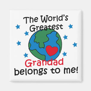 Best Grandad Belongs to me Magnet