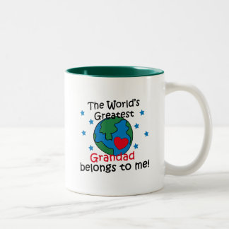 Best Grandad Belongs to me Two-Tone Coffee Mug