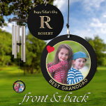 Best Grandad Birthday Father's Day Photo Name  Wind Chime<br><div class="desc">Best Granddad Birthday or Father's Day Photo Custom Monogram Name Wind Chime -- photo can be of the family or of grandpa, himself -- either way, the little heart on the photo is very appropriate. The personalised wind chime makes a gift that will be enjoyed and remembered for years to...</div>
