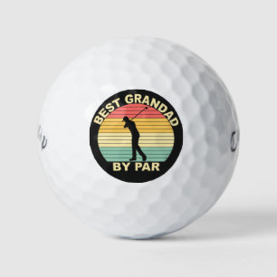 Best Grandad By Par - Golfing Golf Balls