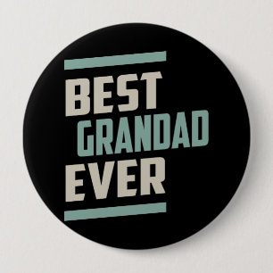 Best Grandad Ever 10 Cm Round Badge