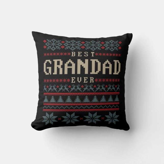 Best Grandad Ever Cushion (Front)