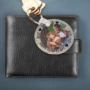 Best Grandad Ever Happy Fathers Day Photo Key Ring