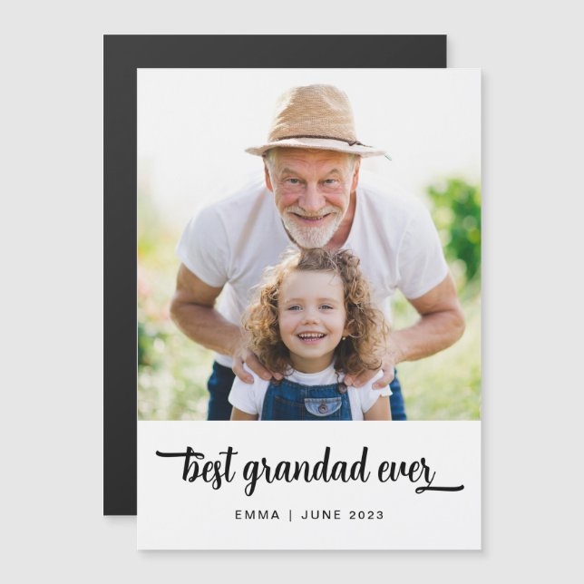 Best Grandad Ever Photo   (Front/Back)