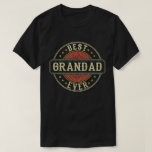 Best Grandad Ever Vintage Grandad Fathers Day Gift T-Shirt<br><div class="desc">A funny saying design for your grandpa from granddaughter, grandson, grandchildren, on father's day or christmas, birthday, grandparents day, Anniversary, or any other Occasion. show how much grandpa is loved and appreciated. A retro and Vintage Grandpa design that says "Best Grandad Ever", to show your grandad that he's the coolest...</div>
