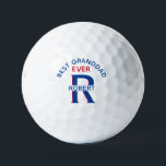 Best Granddad Custom Monogram Name   Golf Balls<br><div class="desc">This unique golf ball is special as a birthday gift. Features a unique layering of the monogram -- look closely and you will see three colours, which gives it the feeling of depth. Personalised additionally with his first name. Also would be perfect as father's day gifts for dad, gifts for...</div>