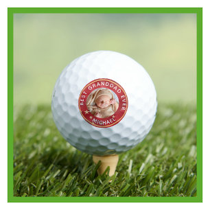Best GrandDad Ever Photo Personalised Name  Golf Balls