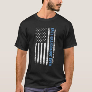 Best Granddaddy Ever 4th Of July American Flag USA T-Shirt