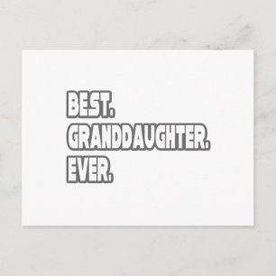 Best Granddaughter Ever Postcard