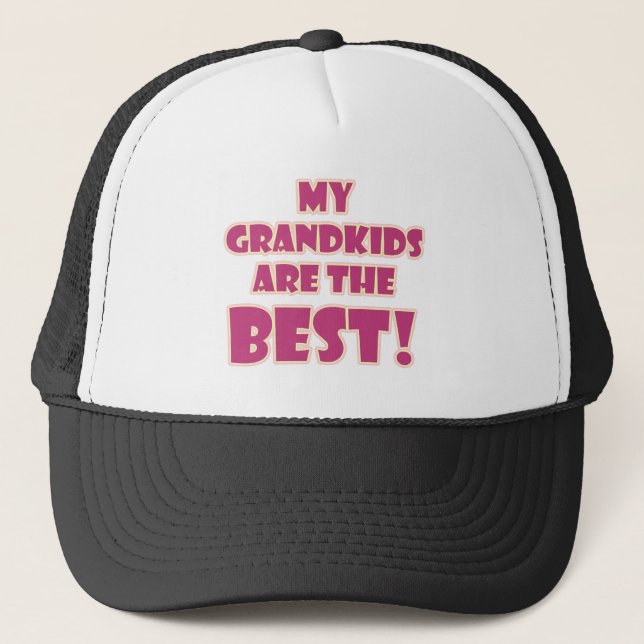 Best Grandkids Trucker Hat (Front)