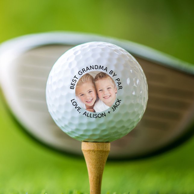 Best Grandma By Par Photo Golf Balls (Creator Uploaded)