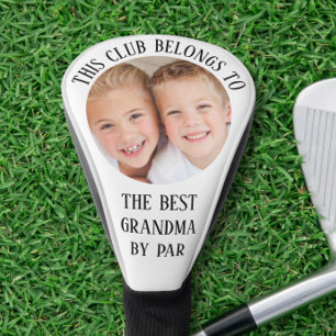 Best Grandma By Par Photo Golf Head Cover