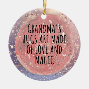 Best grandma ever ceramic tree decoration