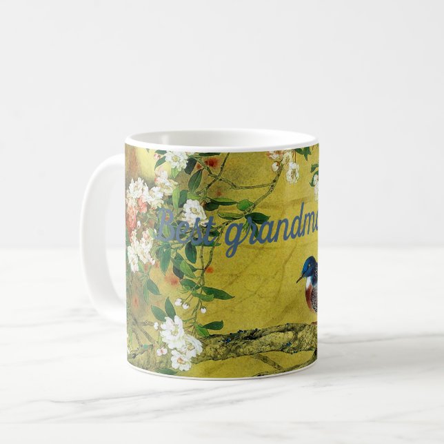 Best grandma ever coffee mug (Front Left)