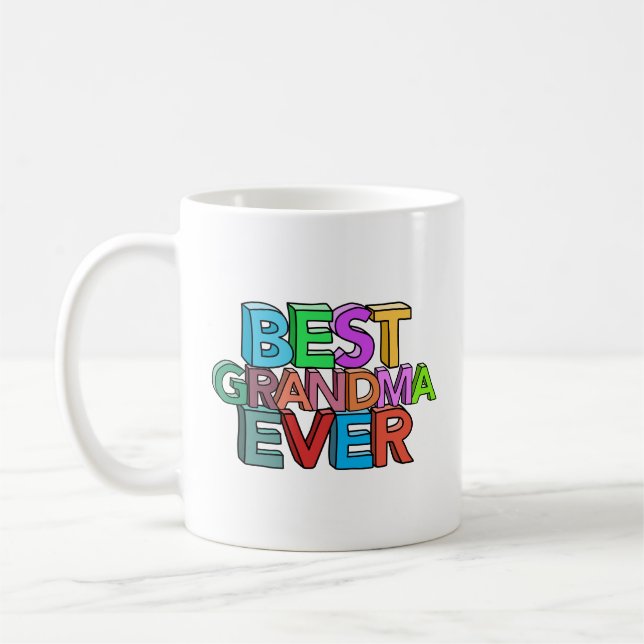 Best Grandma Ever Coffee Mug (Left)