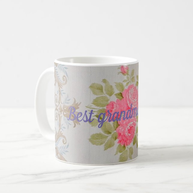 Best grandma ever coffee mug (Front Left)