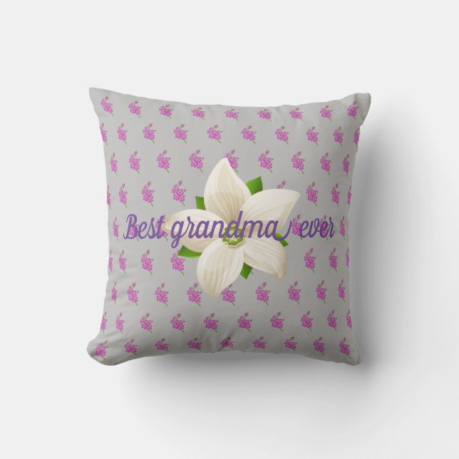 Best grandma ever cushion (Front)