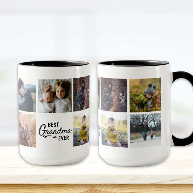 Best Grandma Ever Custom Photo Mug (Creator Uploaded)