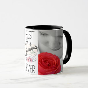 Best Grandma Ever Custom Photos Mug