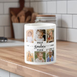 Best Grandma Ever - Grandchildren Photo Collage Coffee Mug<br><div class="desc">Celebrate the "Best Grandma Ever" with this personalised Grandchildren Photo Collage Coffee Mug. This thoughtful gift features a lovingly arranged collage of cherished photos capturing special moments, complemented by a heartfelt message. Crafted from high-quality ceramic, it is both microwave and dishwasher safe, ensuring convenience and durability. This meaningful keepsake is...</div>