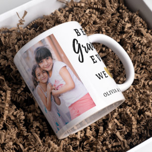 Best Grandma Ever Grandkids 2 Photo Collage Coffee Mug