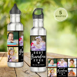 Best Grandma Ever Grandkids 5 Photo Collage Black  710 Ml Water Bottle<br><div class="desc">Show grandma how much you love her with our Best Grandma Ever Grandkids 5 Photo Collage Black water bottle. This personalised grandma gift allows you to create your own keepsake with a simple, easy multi-picture template. Perfect for grandma's birthday, Mother's Day, or any special occasion. Fill it with pictures of...</div>