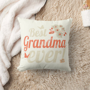 Best Grandma Ever Grandma Vintage Grandmother Cushion