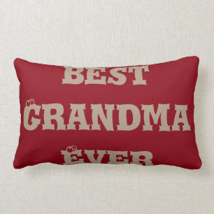 Best Grandma Ever, Grandparents Love Throw Pillow