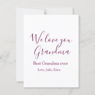 best grandma ever grandparents photo gifts classic postcard