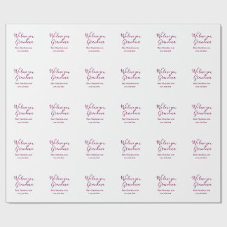 best grandma ever grandparents photo gifts classic wrapping paper