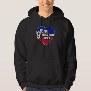 Best Grandma Ever Haiti Flag Haitian Grandma Hoodie