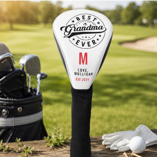 Best GRANDMA Ever Happy Grandparents Day Golf Head Cover