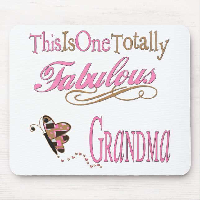 Best Grandma Ever Mouse Pad (Front)