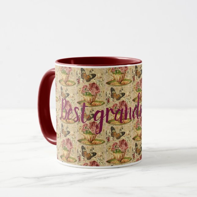 Best grandma ever mug (Front Left)