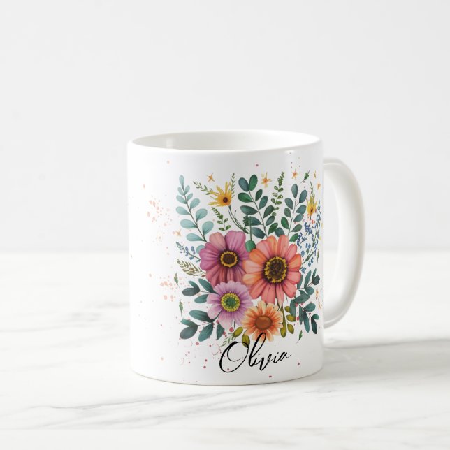 Best Grandma Ever Personalized Coffee Mug (Front Right)