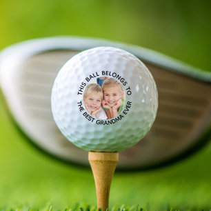 Best Grandma Ever Photo Golf Balls