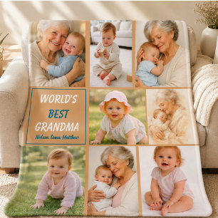 Best Grandma Ever Photo Personalised Grandparent Plaque