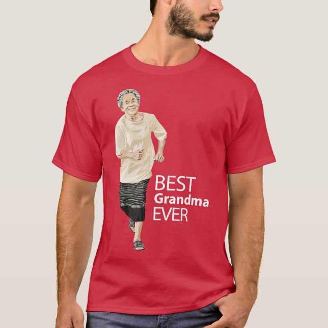 Best Grandma Ever T-Shirt (Front)