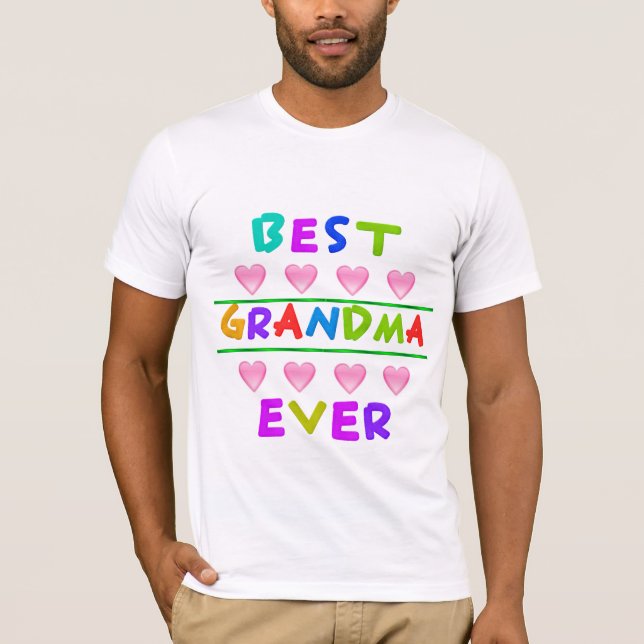 BEST GRANDMA EVER T-SHIRT (Front)