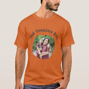 Best Grandma Ever upload your square family photo T-Shirt