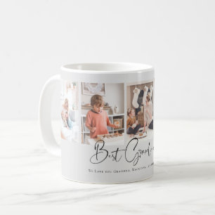 Best Grandma Ever We Love you Family Photo Collage Coffee Mug