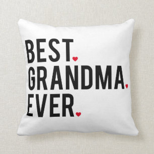 best grandma ever, word art, text design cushion