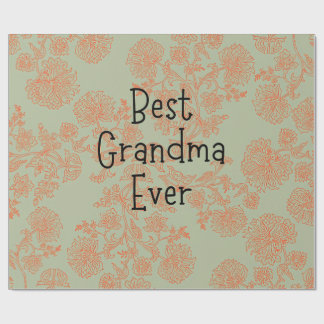 Best grandma ever wrapping paper