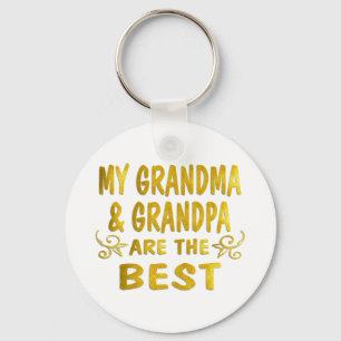 Best Grandma & Grandpa Key Ring